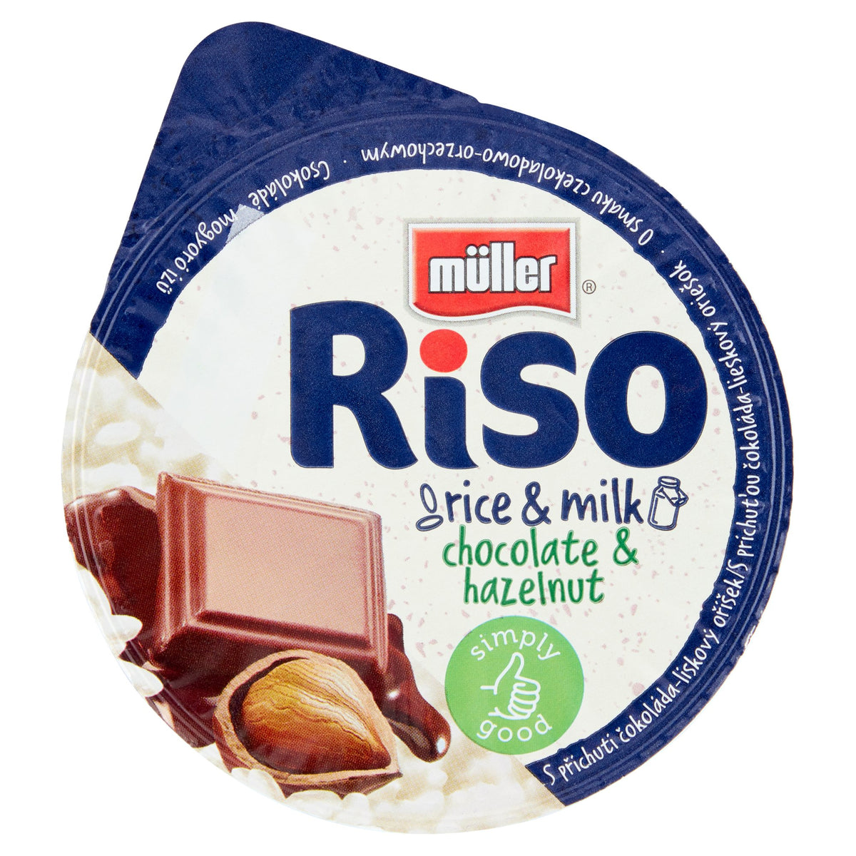 Müller Riso Csokoládé-mogyoró ízű tejberizs