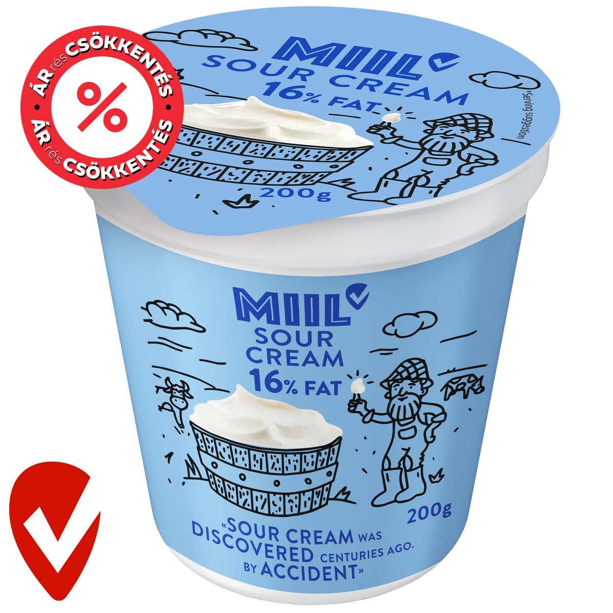 Miil Sour Cream 16%