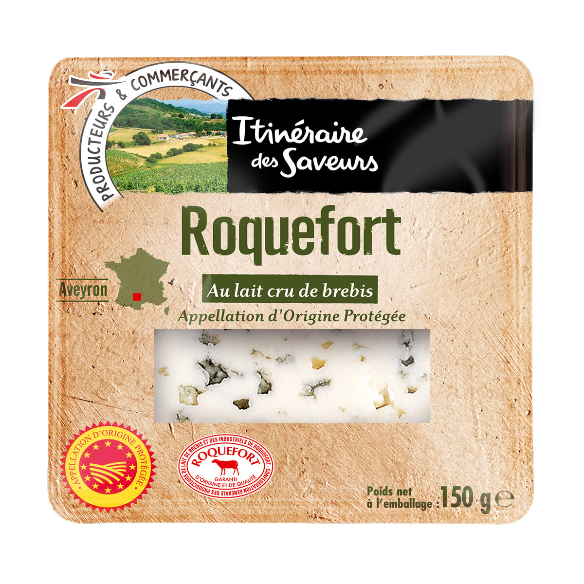 IDS OEM Roquefort nemespenésszel érlelt zsíros lágy juhsajt